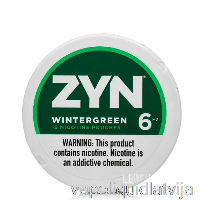 Zyn Nikotīna Maisiņi - Wintergreen 6mg Vape šķidrums